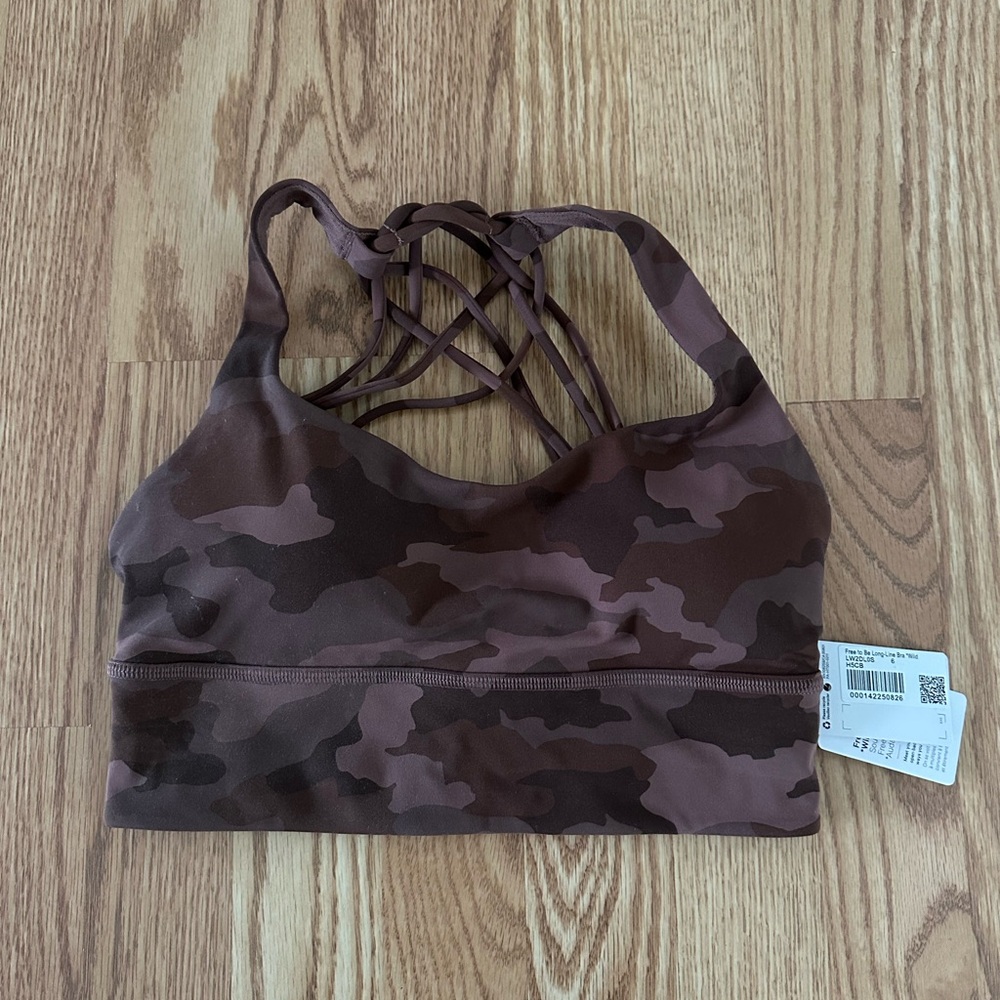 Lululemon free to be wild longline bra